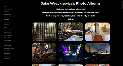 Visit Jake's Photo Albums Website